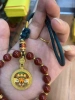 2025 New Cinnabar car pendant, "Have a Smooth Journey" high-end car pendant, creative car interior pendant, "Five Roads God of Wealth" car pendant, decorative piece Item Picture